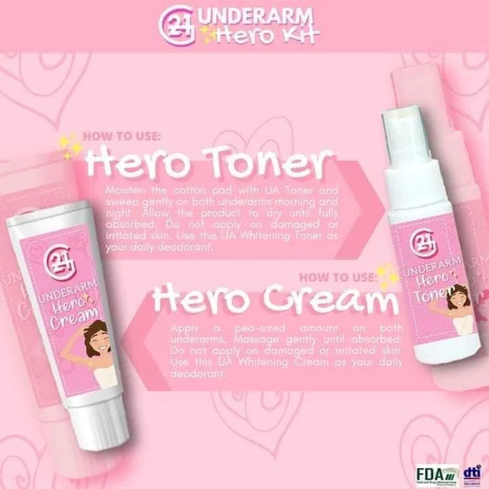 G21 Underarm Hero 10x Intense Whitening Kit