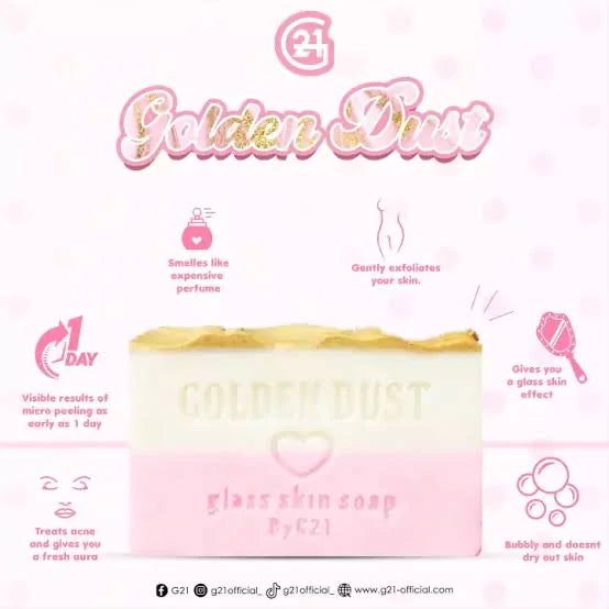 G21 Golden Dust Glass Skin Soap 135g