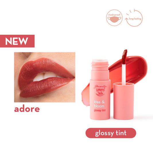 Generation Happy Skin Kiss & Bloom Glossy Tint In Adore