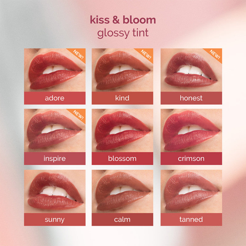 Generation Happy Skin Kiss & Bloom Glossy Tint shades