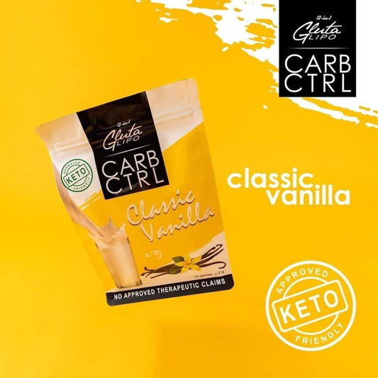Gluta Lipo Carb Control 21g x 10 Sachets Classic Vanilla