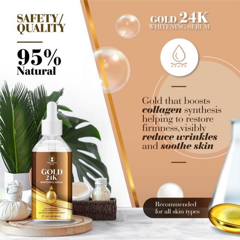 Gold 24k Whitening Serum by Precious Skin Thailand 50mL