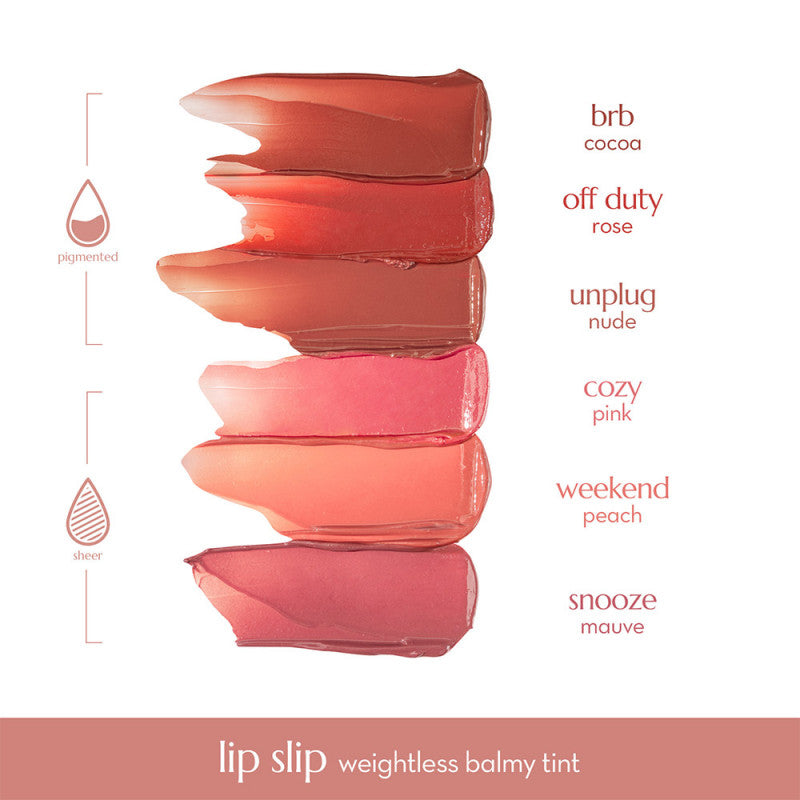 Happy Skin Lip Slip swatches