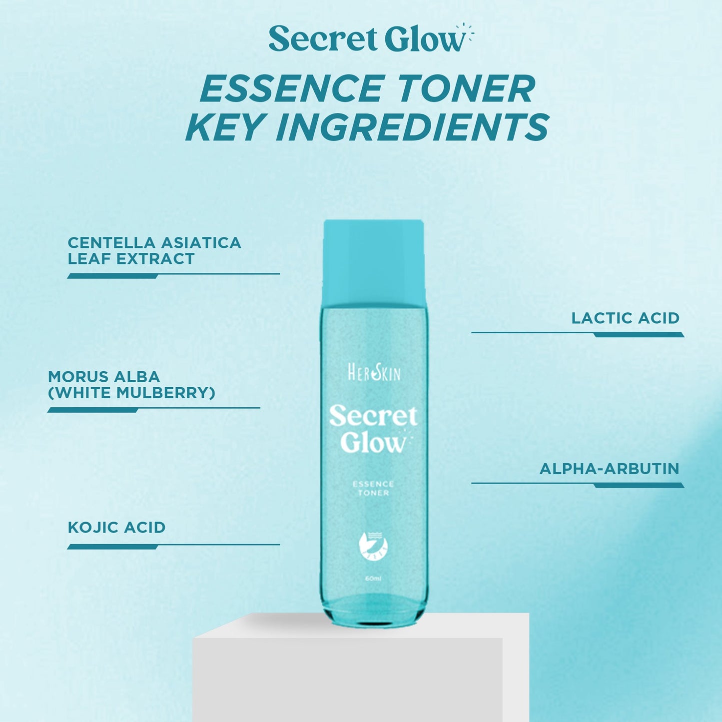 HerSkin Secret Glow Essence Toner 120mL