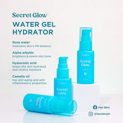 HerSkin Secret Glow Water Gel Hydrator 50g