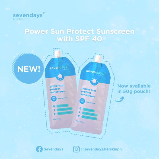 HerSkin SevenDays Power Sun Protect Sunscreen SPF40 UVA+UVB 50g