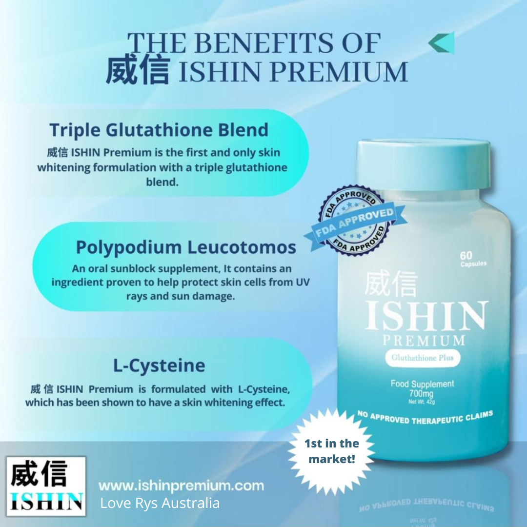 Ishin Premium Glutathione Plus 700mg Japan Formula