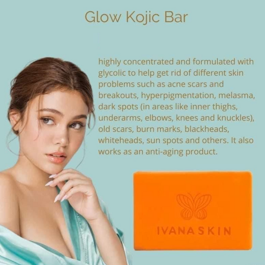 Ivana Skin Glow Kojic Bar with Glycolic Acid soap