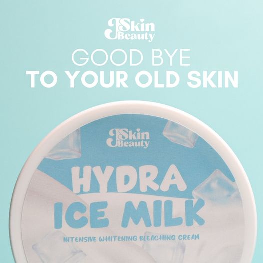 J Skin Beauty Hydra Ice Milk Intensive Whitening Bleaching Cream 300g