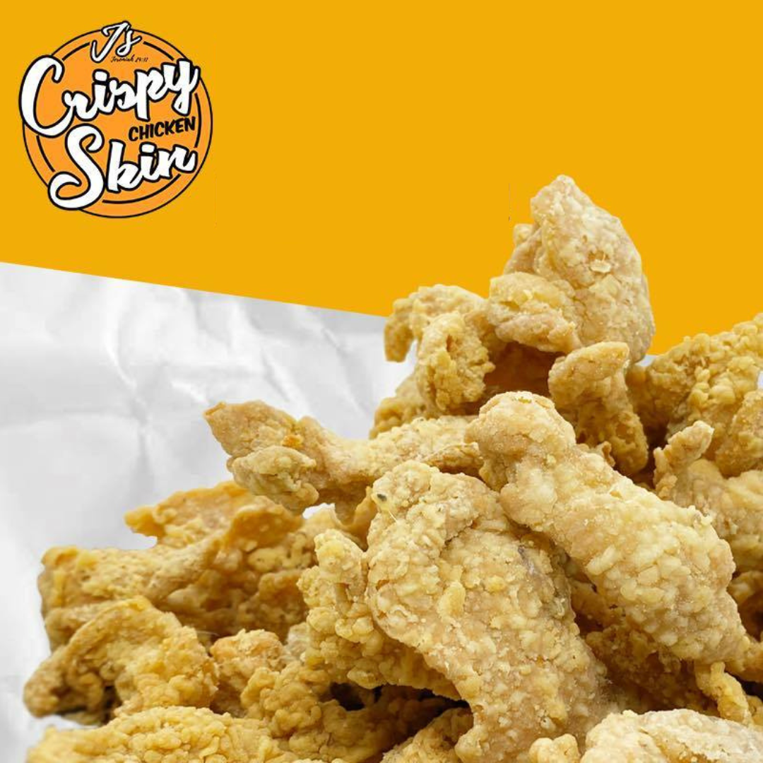 J's Crispy Chicken Skin Classic with Suka 100g