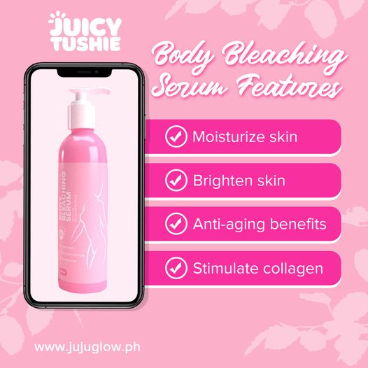 Juicy Tushie Body Bleaching Serum Lotion SPF50+++ 250mL