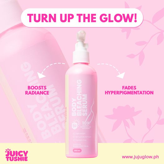 Juicy Tushie Body Bleaching Serum Lotion SPF50+++ 250mL