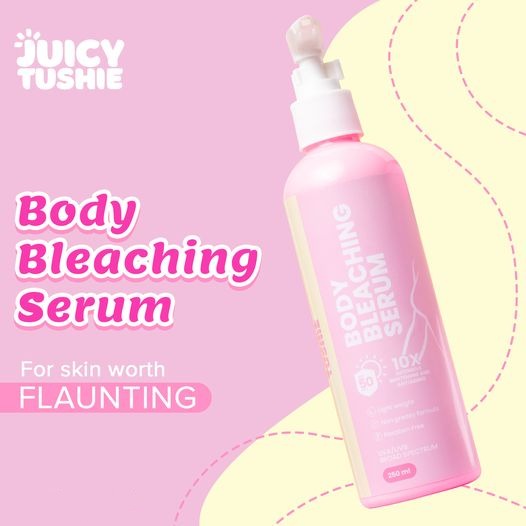 Juicy Tushie Body Bleaching Serum Lotion SPF50+++ 250mL
