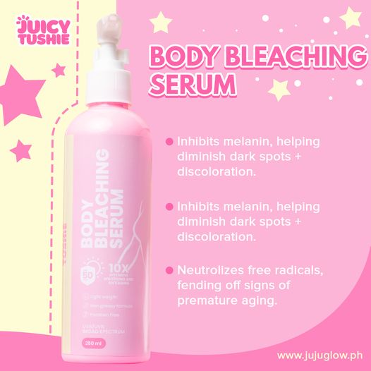 Juicy Tushie Body Bleaching Serum Lotion SPF50+++ 250mL