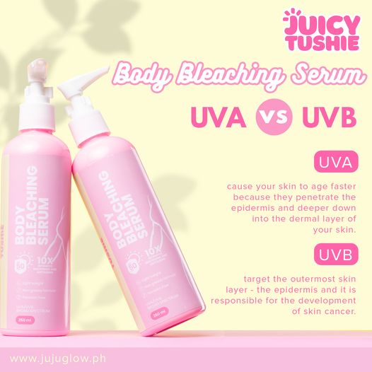 Juicy Tushie Body Bleaching Serum Lotion SPF50+++ 250mL