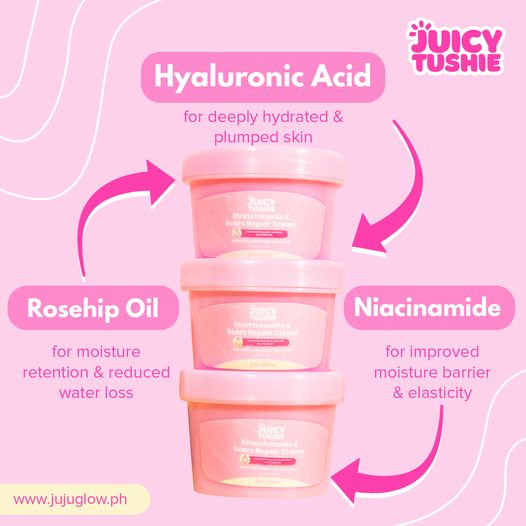 Juicy Tushie Stretchmarks & Scar Repair Cream