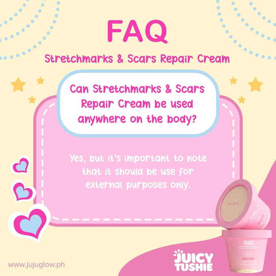 Juicy Tushie Stretchmarks & Scar Repair Cream