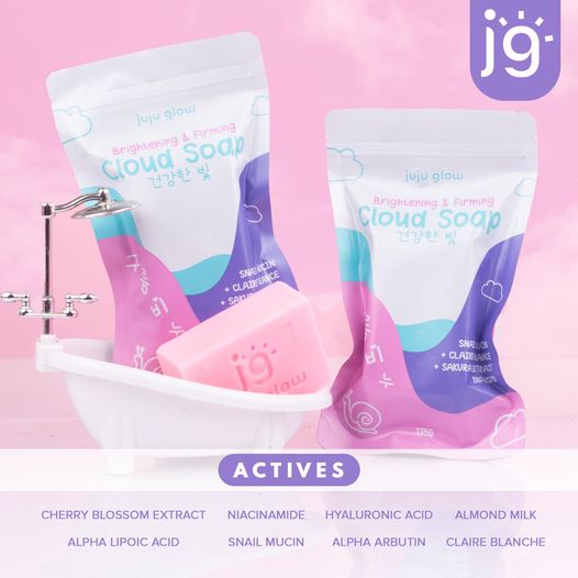 Juju Glow Brightening and Firming Cloud Soap 135g