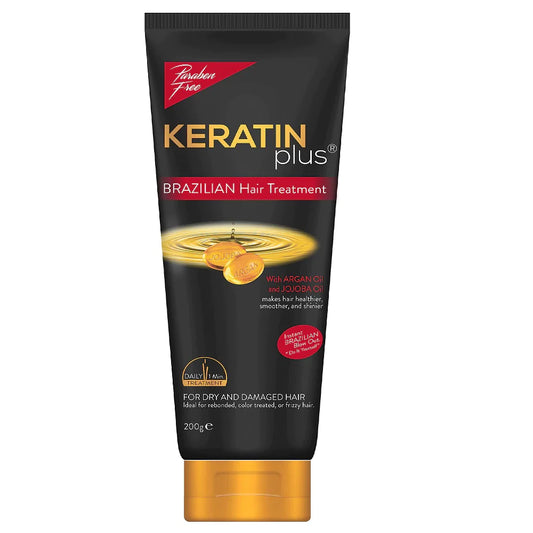 Keratin Plus BLACK Brazilian Hair Treatment 200g
