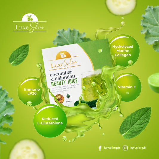 LUXE SLIM Beauty Juice (Cucumber & Dalandan) sachets