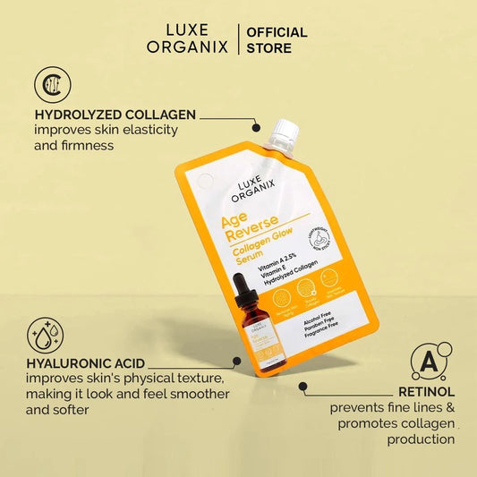 Luxe Organix Age Reverse Collagen Glow Serum