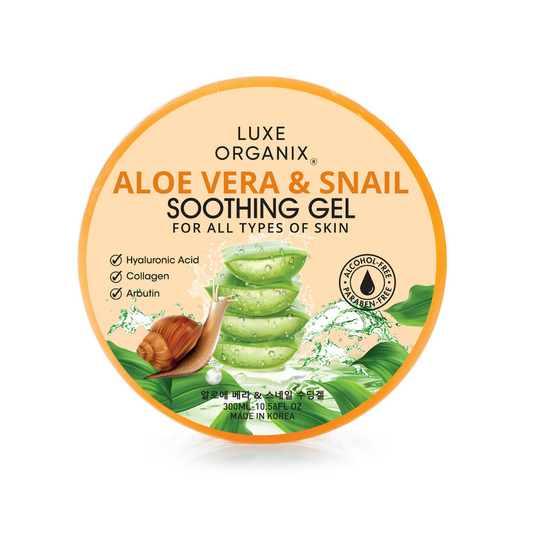 Luxe Organix Aloe Vera & Snail Soothing Gel Australia