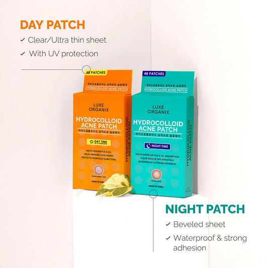 Luxe Organix Hydrocolloid Acne Spot Patch Night - 48s