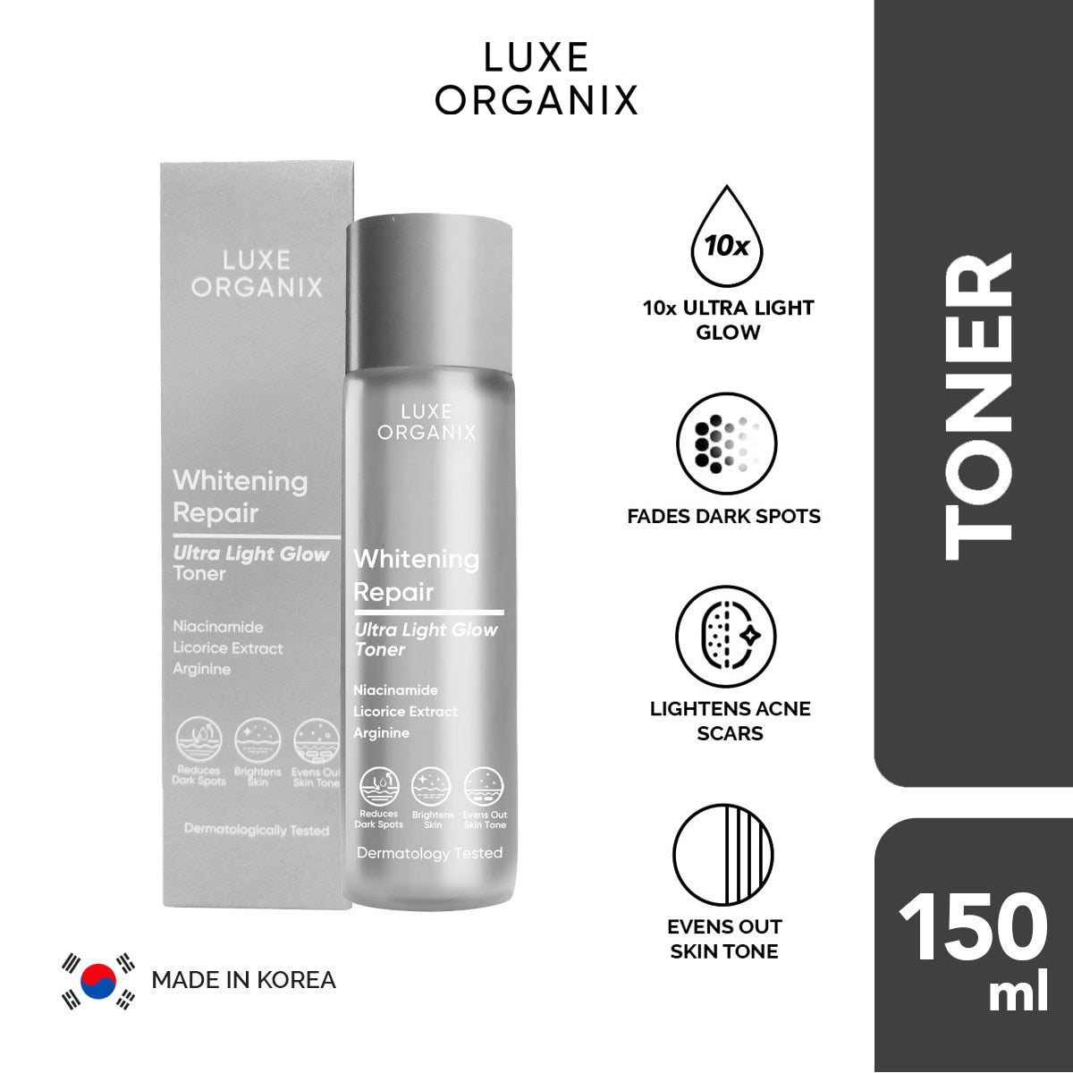 Luxe Organix Whitening Repair Essence Toner