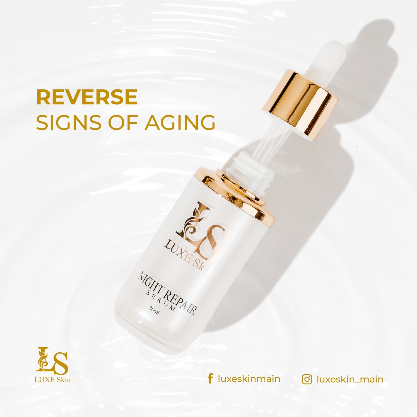 Luxe Skin Night Repair Serum 30mL