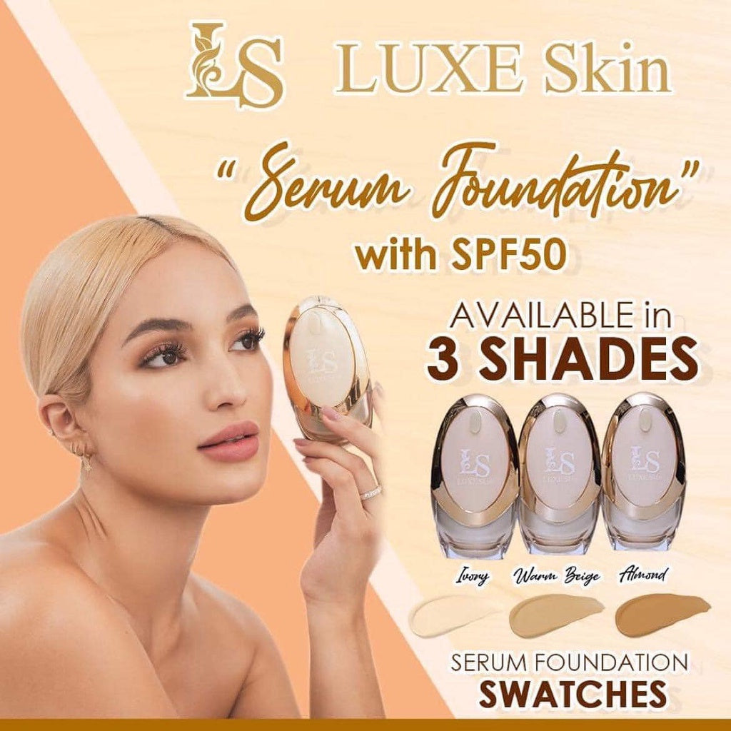 Luxe Skin Serum Foundation SPF50+++  45mL shades