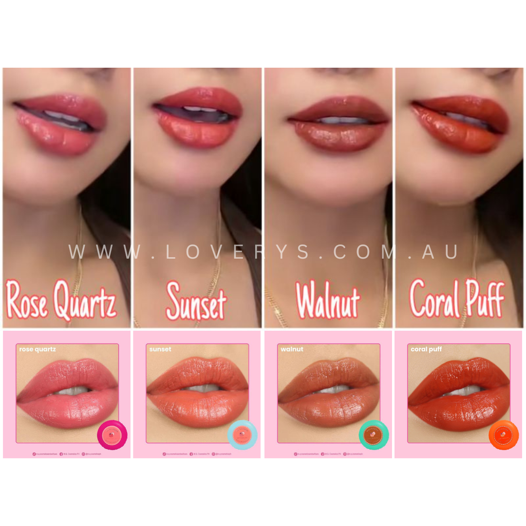 MQ Cosmetics Lip Therapy Nude Collection shades