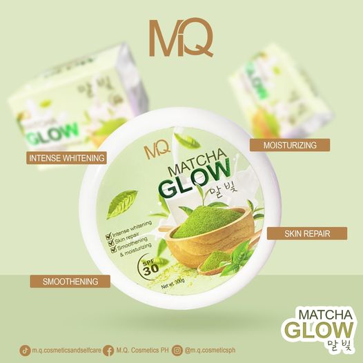 MQ Matcha Glow Intense Whitening Face and Body Polish 300g