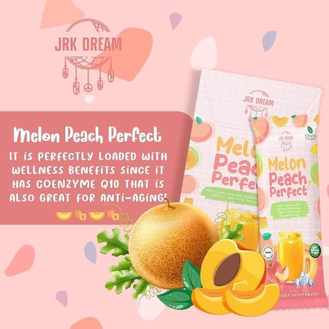 Melon Peach Perfect - 10 Sachets (Q10, Glutathione) by JRK Dream