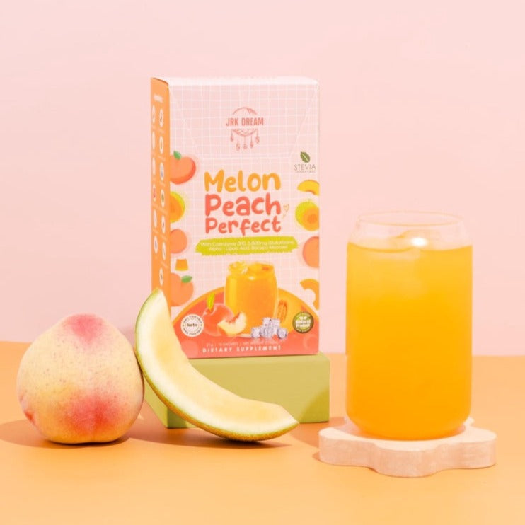 Melon Peach Perfect - 10 Sachets (Q10, Glutathione) by JRK Dream