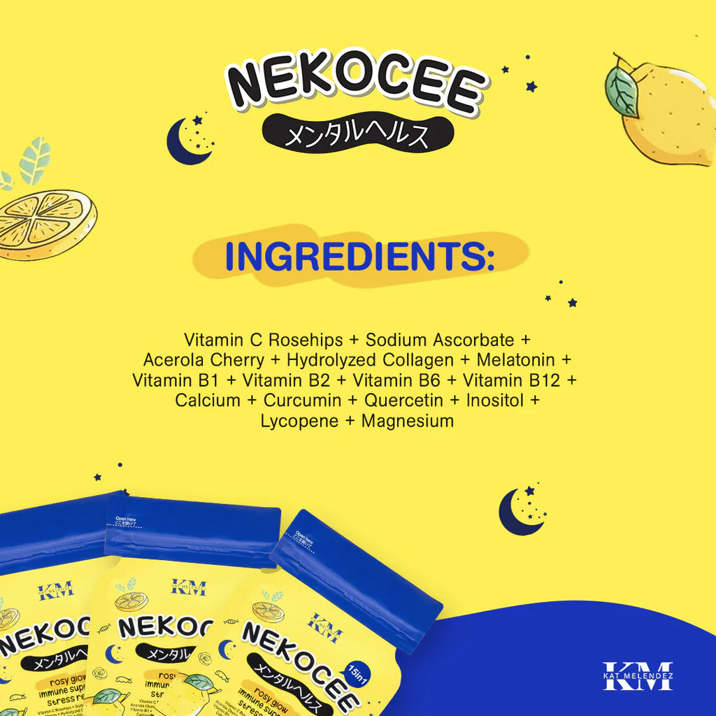 NEKOCEE 15 in 1 Vitamin C Collagen Capsules by Kath Melendez