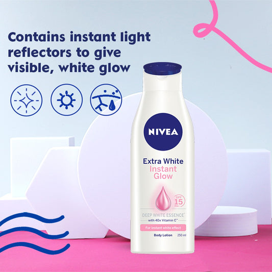 Nivea Extra White Instant Glow Lotion with SPF15