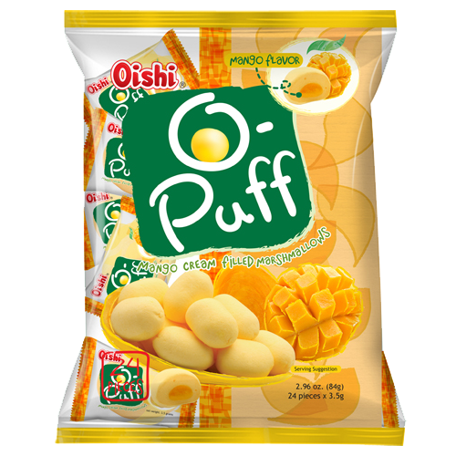 O-Puff Mango Cream Filled Marshmallows