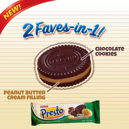 Presto Creams Choco Peanut Butter 30g (10s)