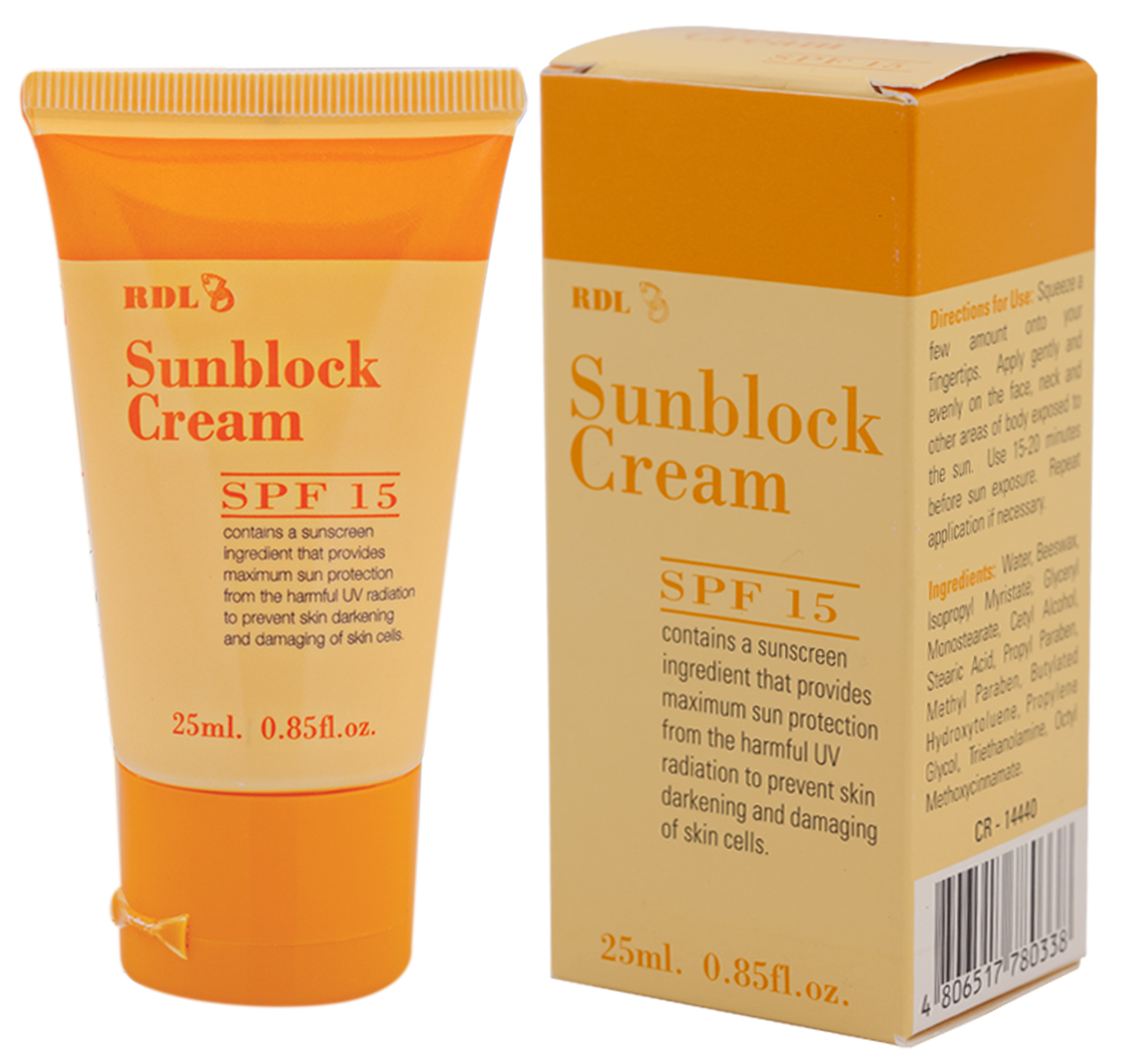 RDL Sunblock Cream 25mL