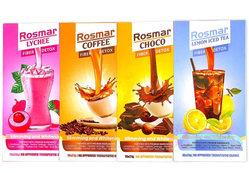 Rosmar Fiber Detox - 10 Sachets | Choose A Flavour