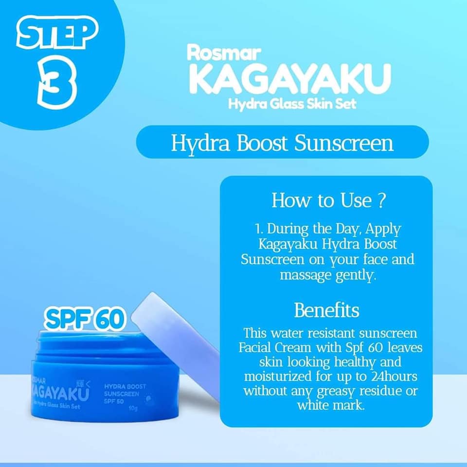 Rosmar Kagayaku (6 in 1) Hydra Glass Skin Set (New Packaging)