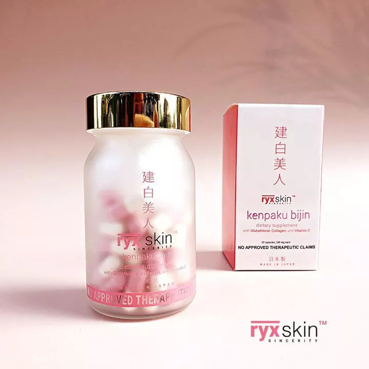 RyxSkin Kenpaku Bijin (Glutathione, Collagen & Vitamin C) | 62 Capsules