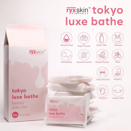 RyxSkin Sincerity Tokyo Luxe Bathe Beauty Milky Bar 70g