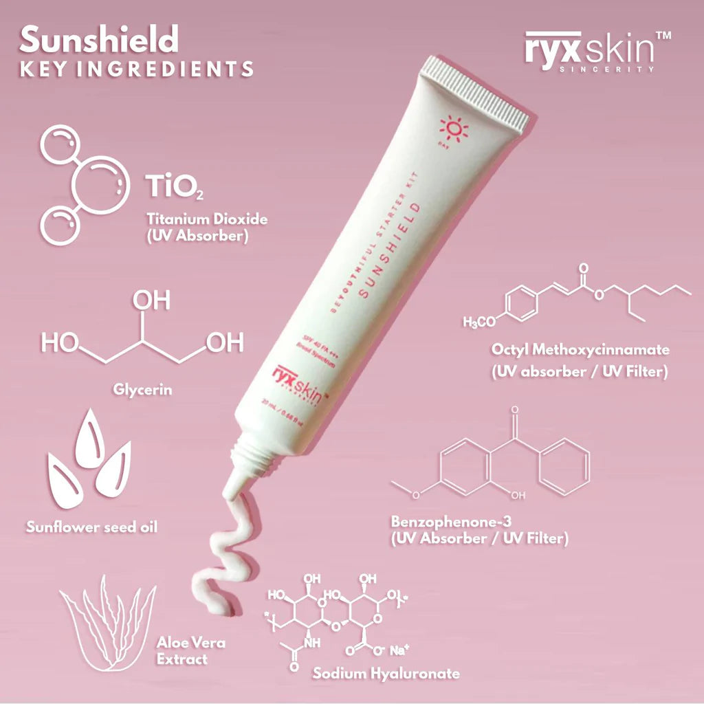 RyxSkin Sunshield SPF40 PA+++ Broad Spectrum