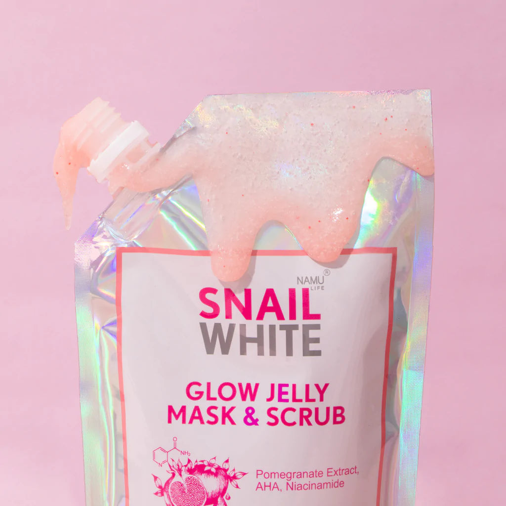 SNAILWHITE Glow Jelly Mask and Scrub 200g by NAMU Life