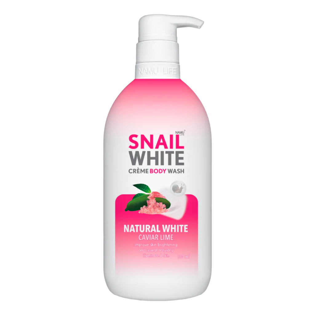 SNAILWHITE Natural White Crème Body Wash Caviar Lime 500mL