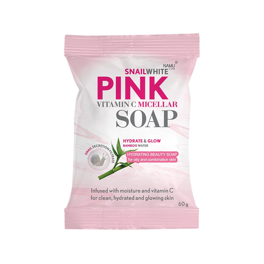 SNAILWHITE Pink Vitamin C Micellar Soap 60g by NAMU Life