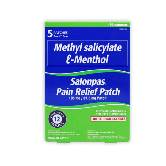 Salonpas Pain Relief Patch 5s (7cmx10cm)