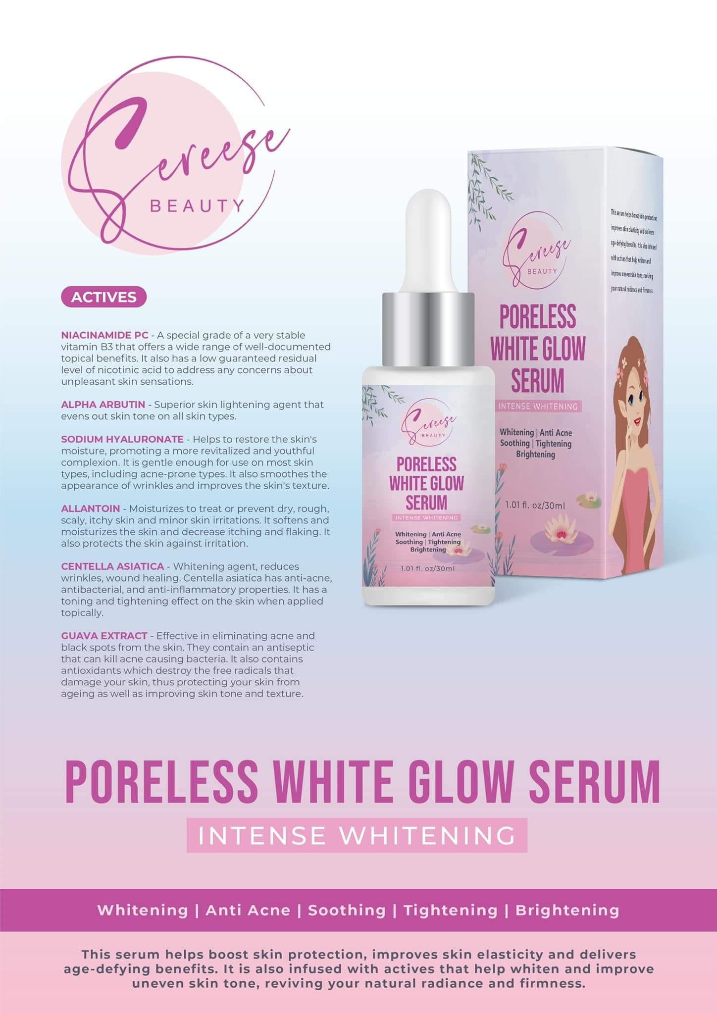 Sereese Poreless White Glow Serum