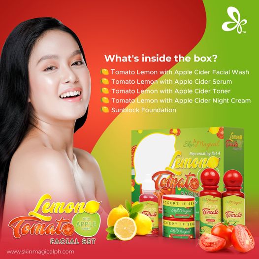 Skin Magical Set 4 - Lemon Tomato with Apple Cider